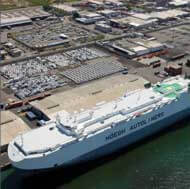 Roro Hoegh Docked